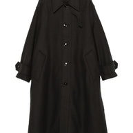 Ami Paris Wool Coat - Grey
