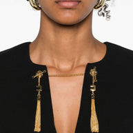 Elisabetta Franchi Midi Dress - Black
