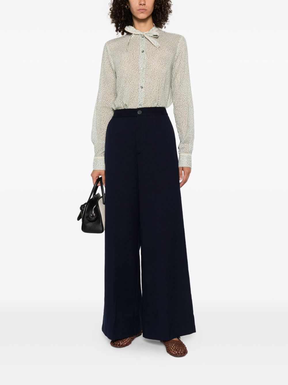 Forte Forte Trousers Blue