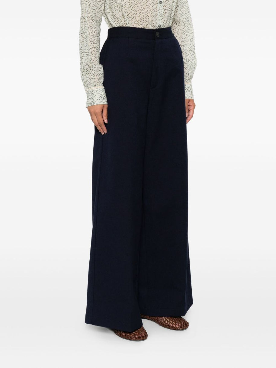 Forte Forte Trousers Blue