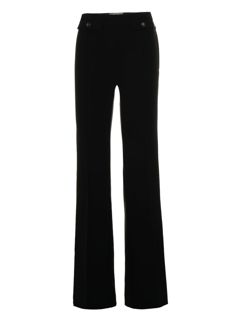 Elisabetta Franchi Flared Trousers Black