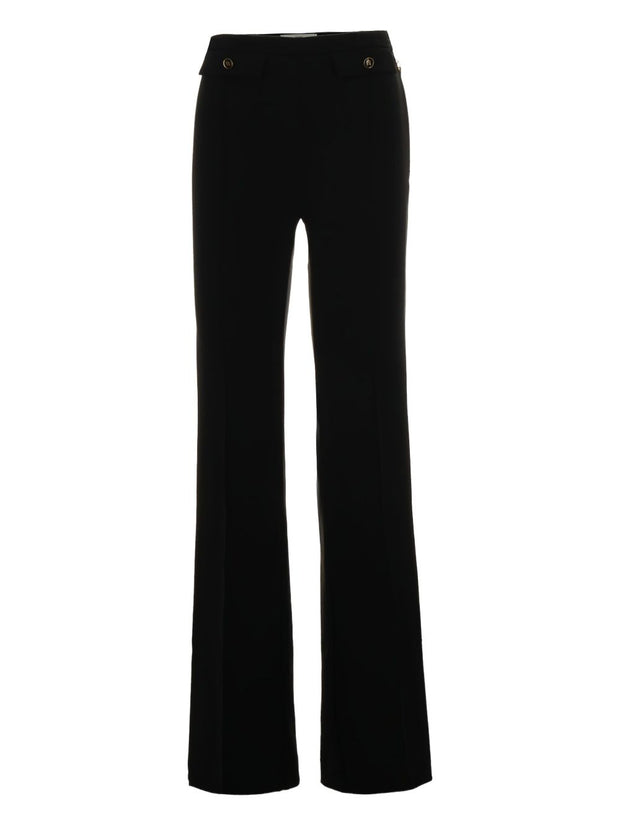 Elisabetta Franchi Flared Trousers Black