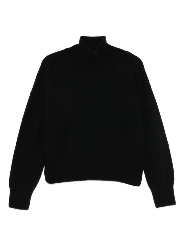 MRZ High Neck Sweater - Black
