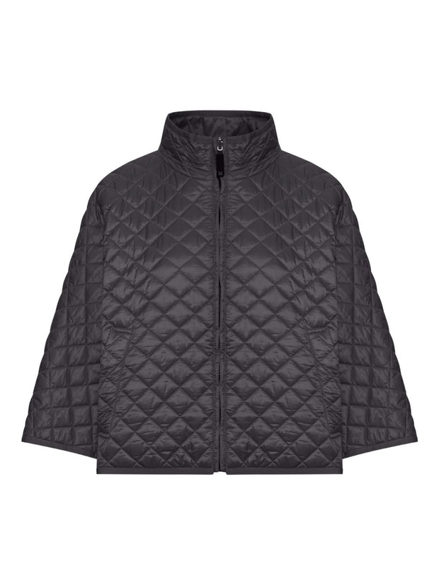MAX MARA THE CUBE Quilted Nylon Cape - Black
