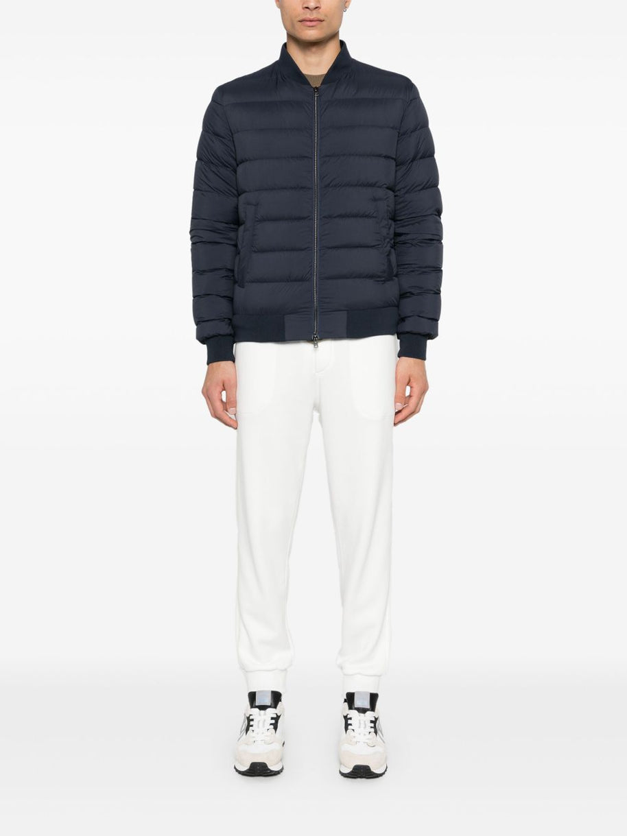 Herno L'Aviatore Short Down Jacket - Blue