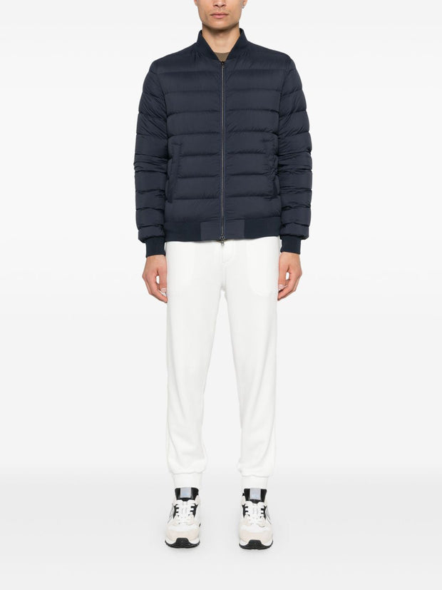 Herno L'Aviatore Short Down Jacket - Blue