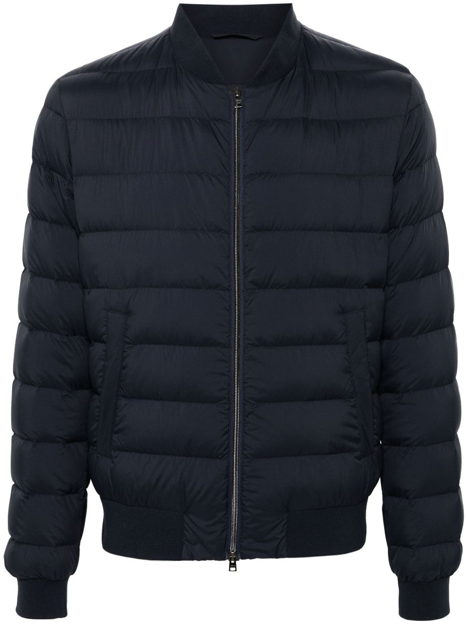 Herno L'Aviatore Short Down Jacket - Blue