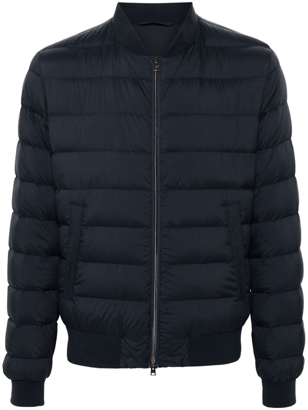 Herno L'Aviatore Short Down Jacket - Blue