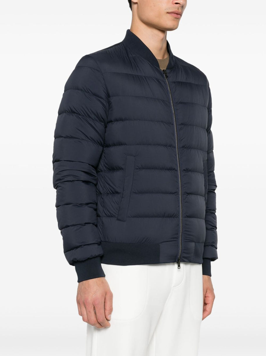 Herno L'Aviatore Short Down Jacket - Blue