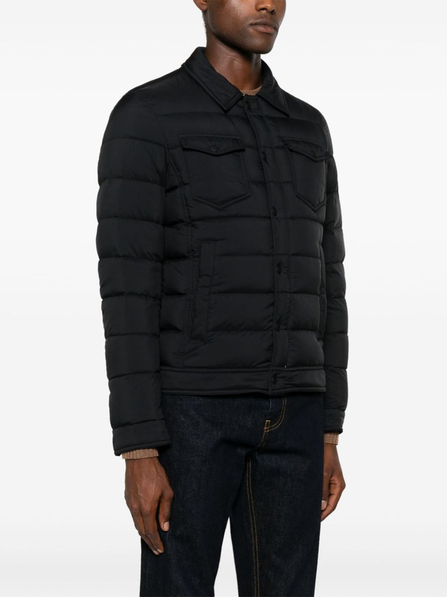 Herno La Denim Nylon Jacket Black