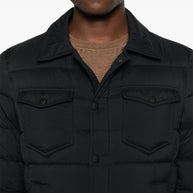 Herno La Denim Nylon Jacket Black