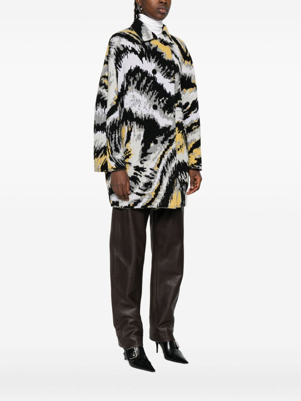 Missoni Wool Caban Coat - Black
