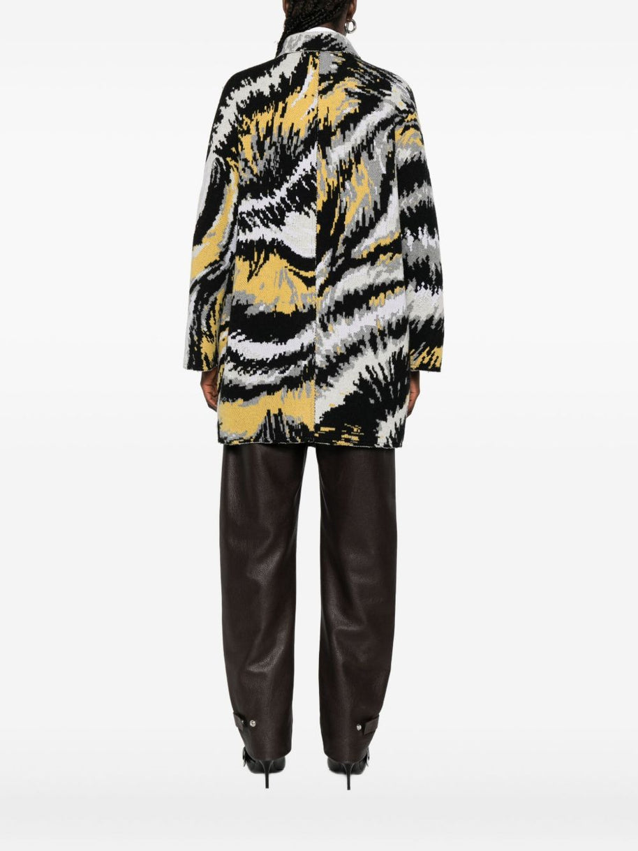 Missoni Wool Caban Coat - Black