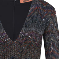 Missoni Sequin Embellished Knit Mini Dress