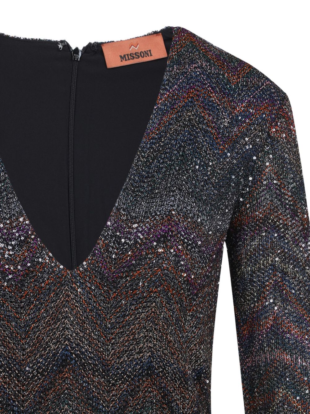 Missoni Sequin Embellished Knit Mini Dress