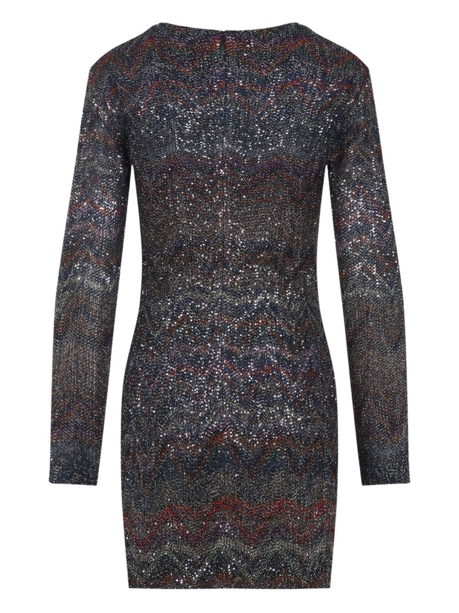 Missoni Sequin Embellished Knit Mini Dress