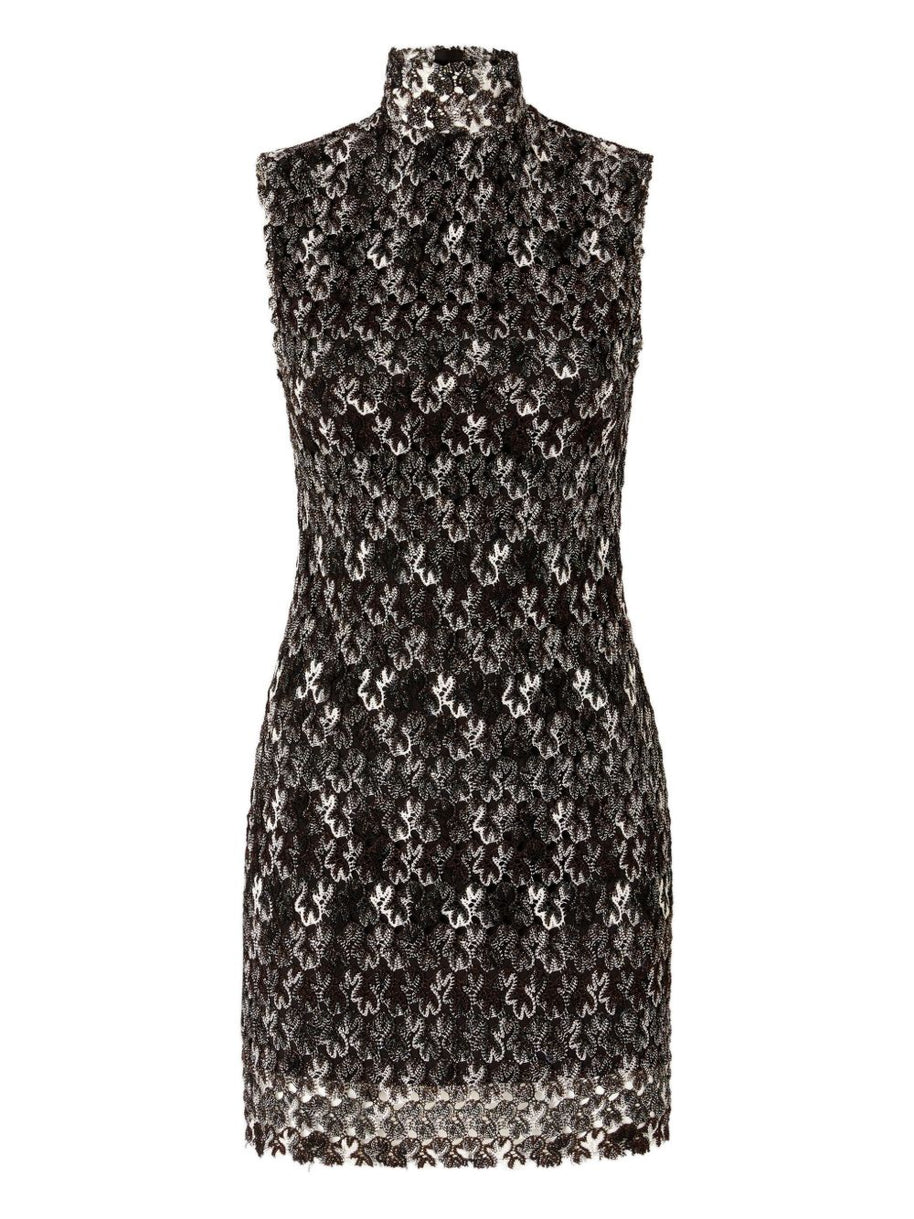 Missoni Sleeveless Floral Lace Short Dress