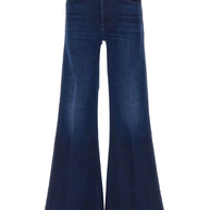 Mother The Twister Sneak Denim Jeans - Blue