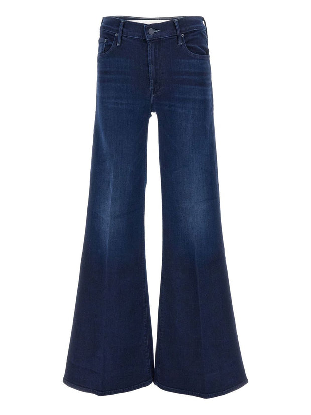 Mother The Twister Sneak Denim Jeans - Blue