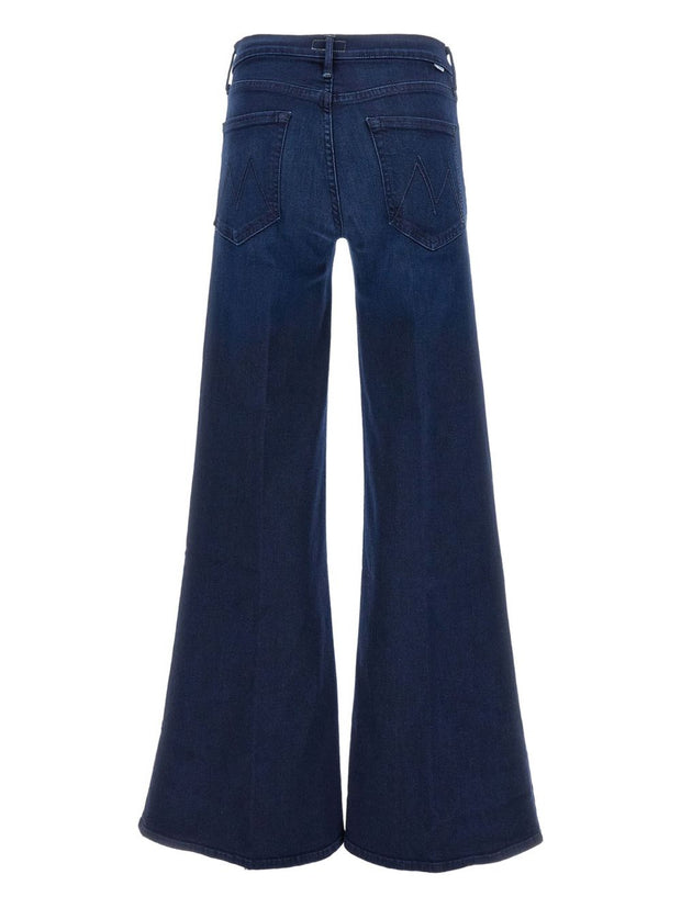 Mother The Twister Sneak Denim Jeans - Blue