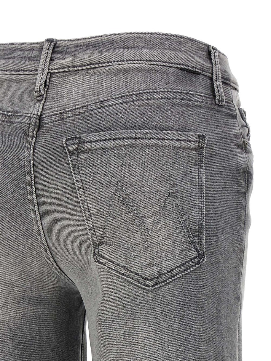 Mother The Twister Heel Denim Jeans - Grey