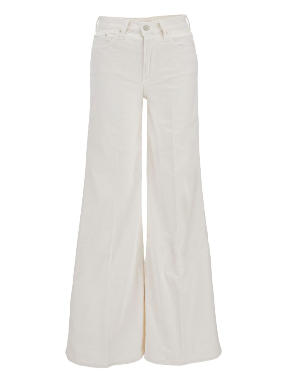 Mother The Twister Sneak Denim Jeans - White
