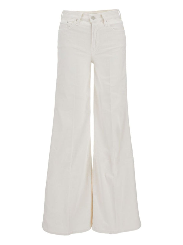 Mother The Twister Sneak Denim Jeans - White