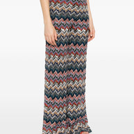 Missoni Wool Blend Wide Leg Trousers