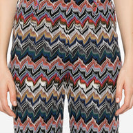 Missoni Wool Blend Wide Leg Trousers