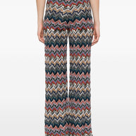 Missoni Wool Blend Wide Leg Trousers