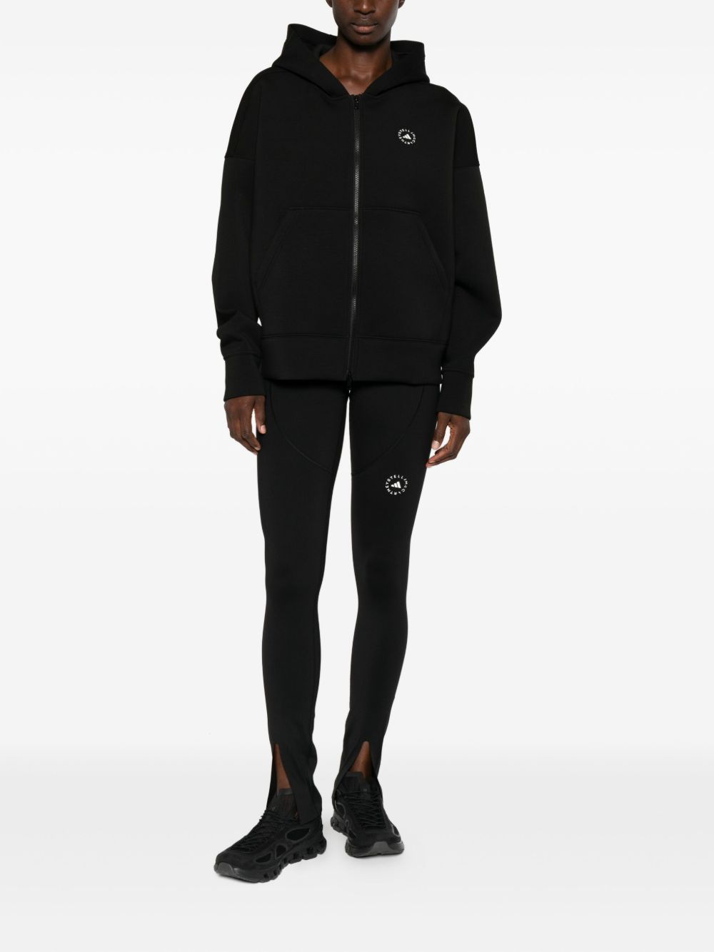 Adidas By Stella McCartney Hooded Sweatshirt - Black