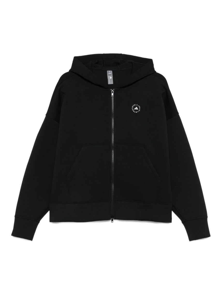 Adidas By Stella McCartney Hooded Sweatshirt - Black