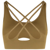 Adidas By Stella McCartney Logo Sports Bra - Brown