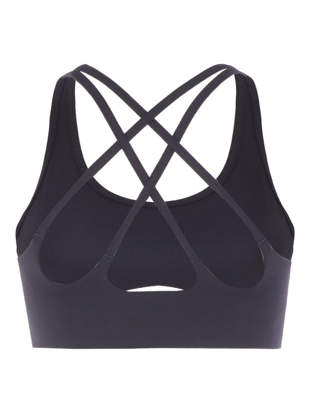 Adidas By Stella McCartney Logo Sports Bra - Black