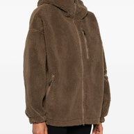 Adidas By Stella McCartney Hooded Track Jacket - Brown