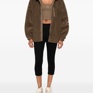 Adidas By Stella McCartney Hooded Track Jacket - Brown