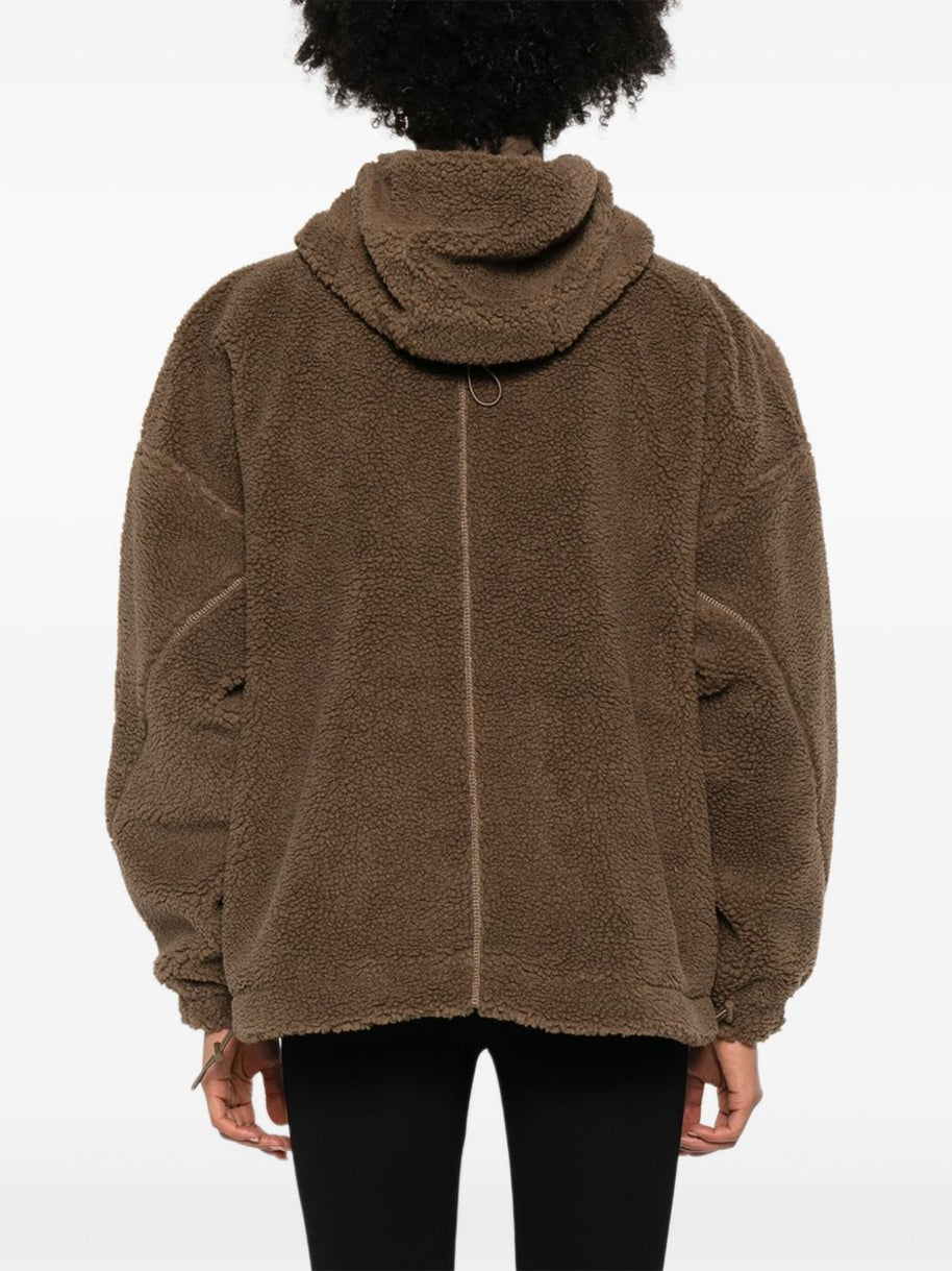 Adidas By Stella McCartney Hooded Track Jacket - Brown
