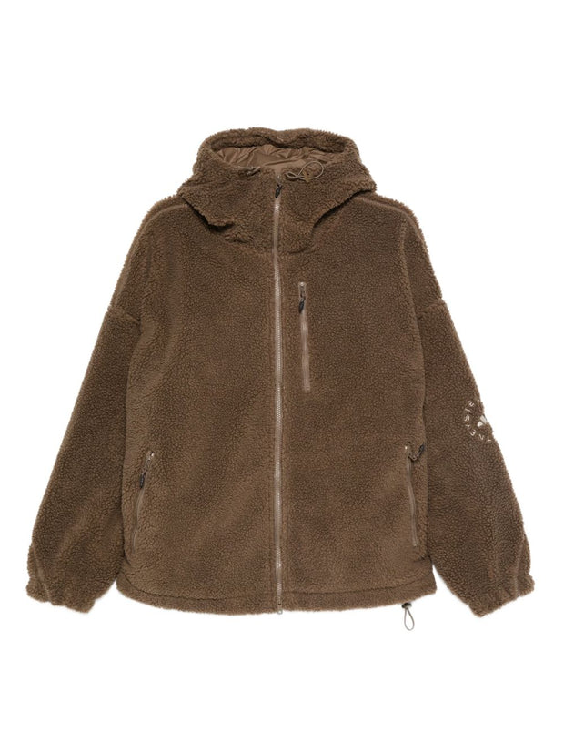 Adidas By Stella McCartney Hooded Track Jacket - Brown