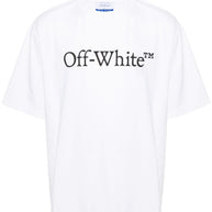 Off White Big Bookish Cotton T-shirt - White