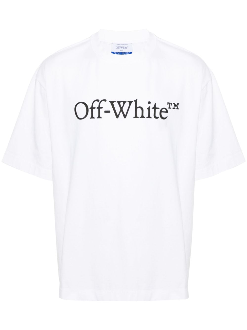 Off White Big Bookish Cotton T-shirt - White