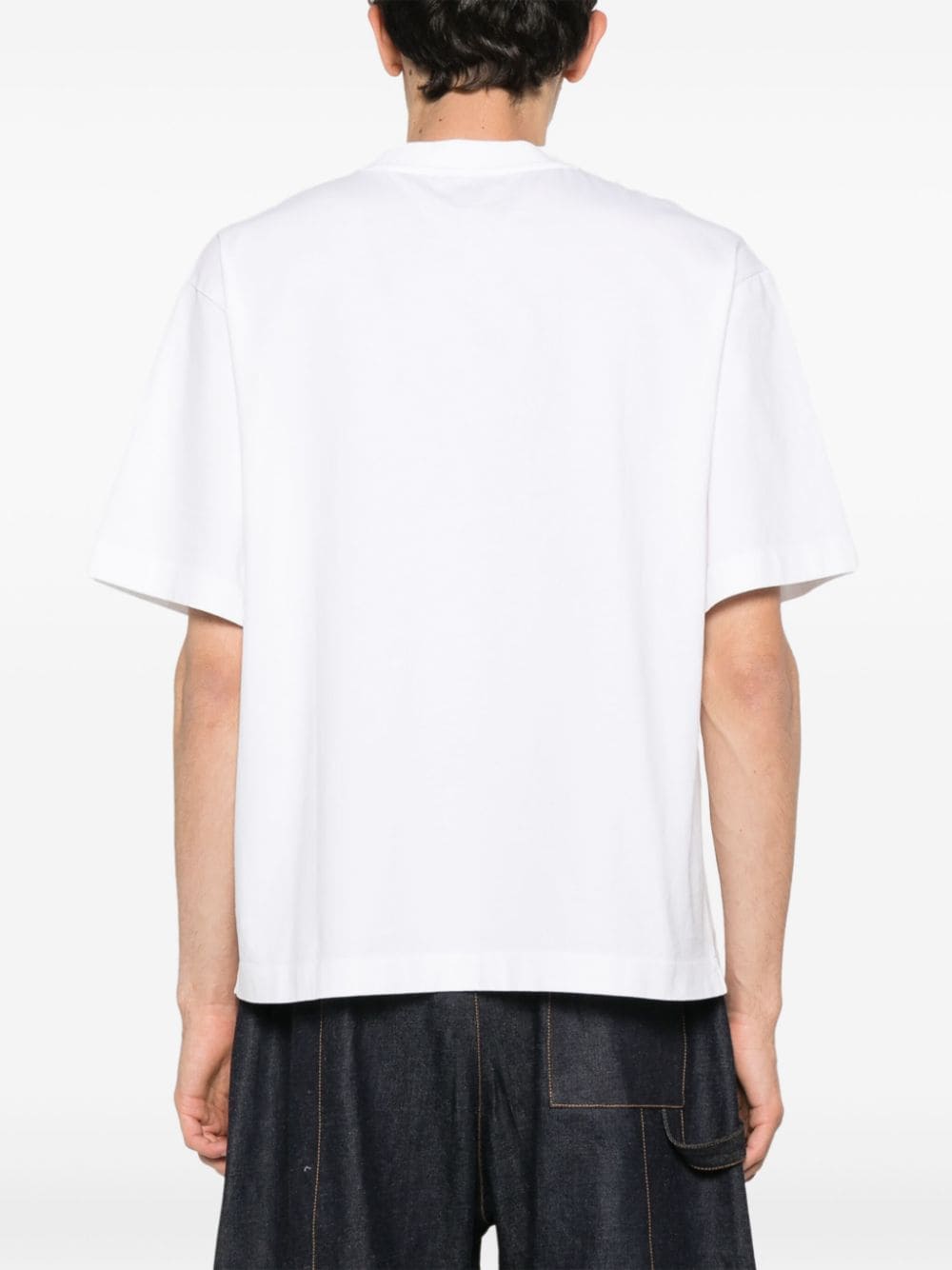 Off White Big Bookish Cotton T-shirt - White