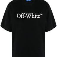 Off White Big Bookish Cotton T-shirt - Black