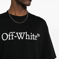 Off White Big Bookish Cotton T-shirt - Black