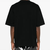 Off White Big Bookish Cotton T-shirt - Black
