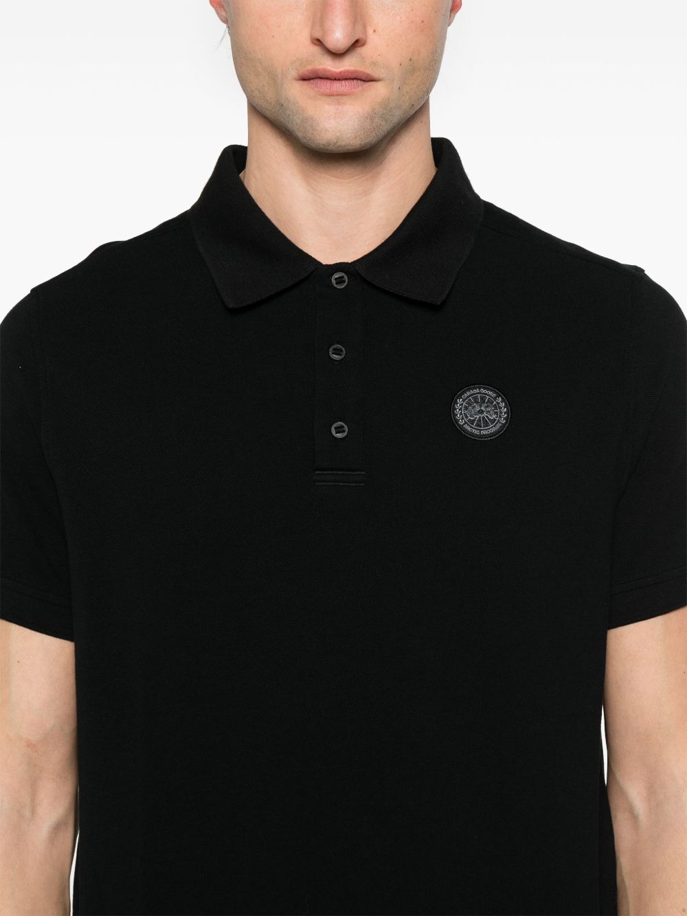 Canada Goose Beckley Cotton Polo Shirt - Black