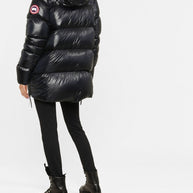 Canada Goose Cypress Midi Puffer Jacket - Black