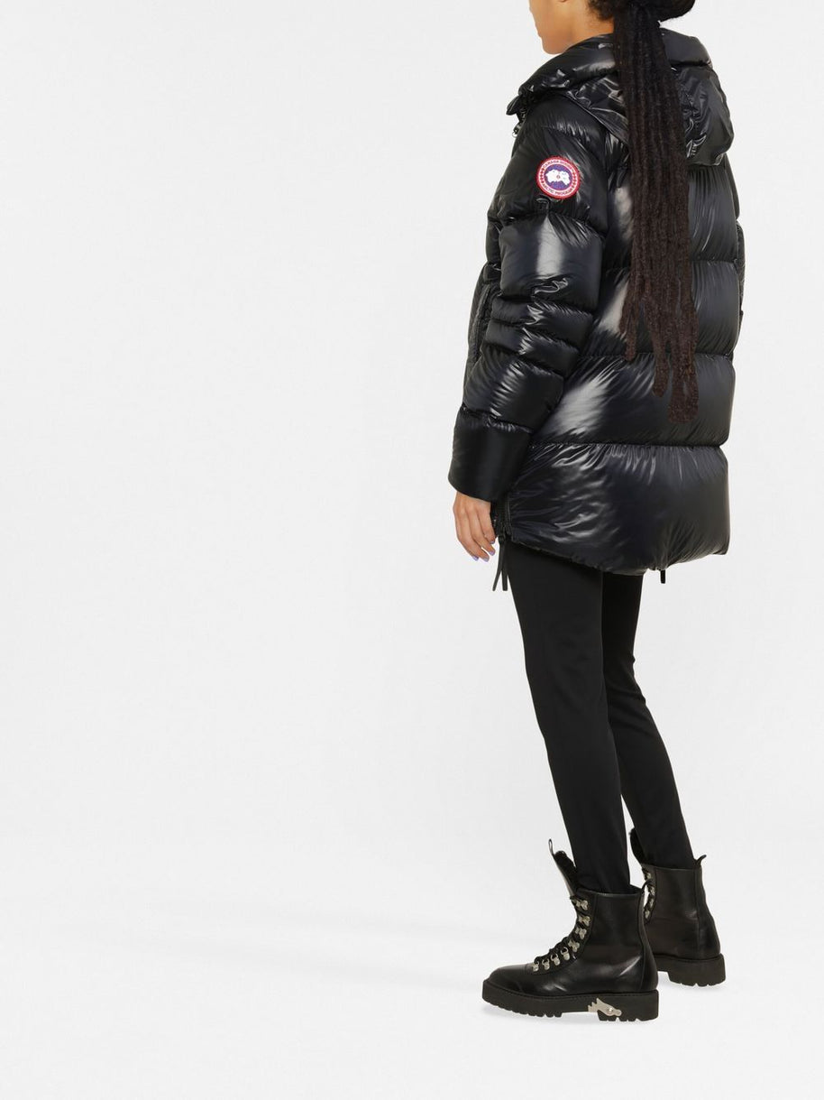 Canada Goose Cypress Midi Puffer Jacket - Black