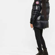 Canada Goose Cypress Midi Puffer Jacket - Black