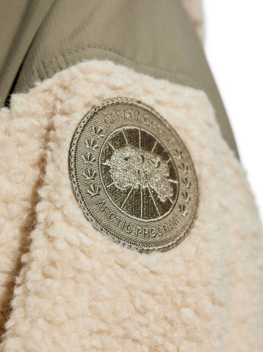 Canada Goose Wool Blend Reversible Bomber Jacket - Green