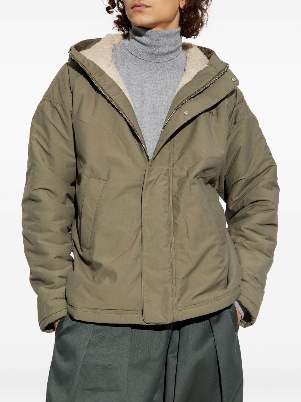 Canada Goose Wool Blend Reversible Bomber Jacket - Green